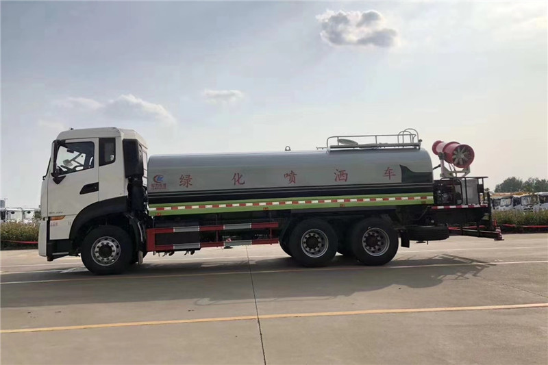 東風(fēng)天龍后八輪20噸噴霧車，國(guó)六綠化噴灑車